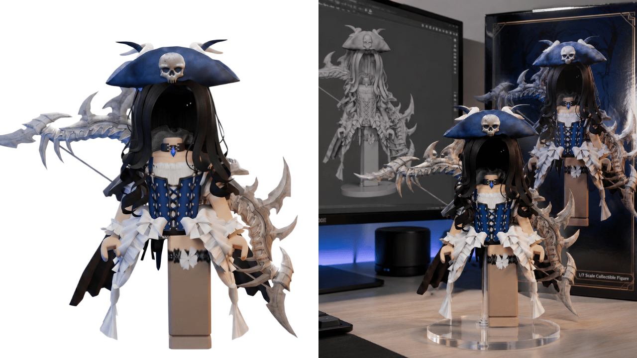 3D figurine preview